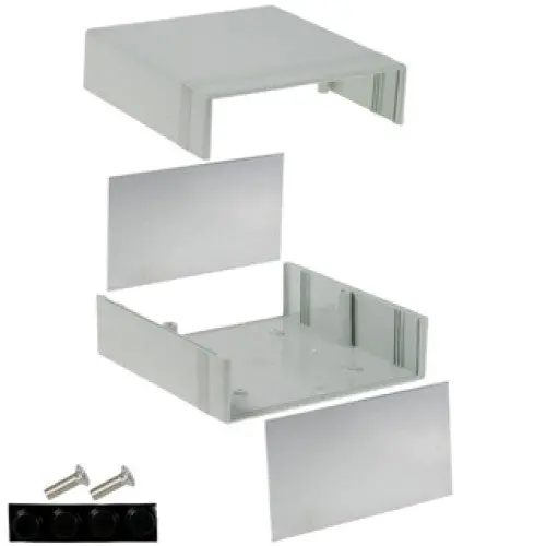 1598Esgypbk - Project Box 6.3X6.3X3.4In Plas Grey 1