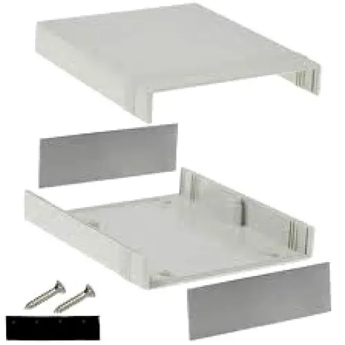 1598Csgypbk - Project Box 7X6x2in Plas Grey 1