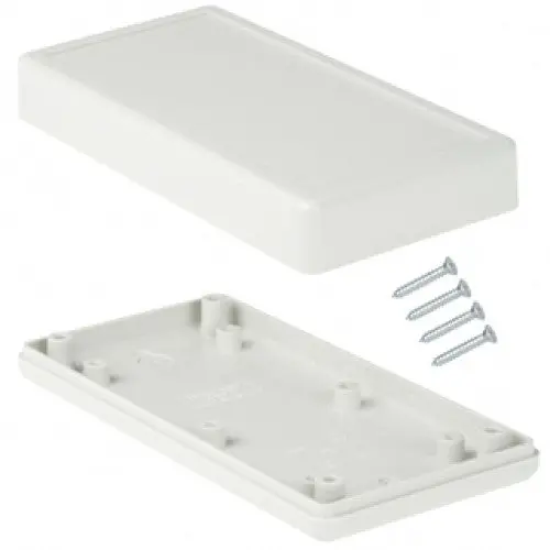 1599Bsgy - Project Box 5.1X2.5X1in Plas Gry 1