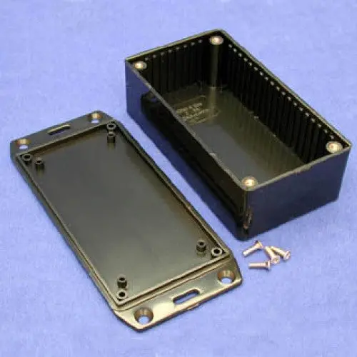 1591Cflbk - Project Box 4.7X2.6X1.6In Plas Black With Flanged Lid 1