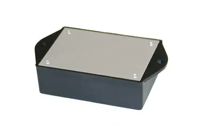 K-Flxt-4624 Bone - Project Box 4.7X2.4X1.3In Plas Bone With Flanged Base Metal Lid 1