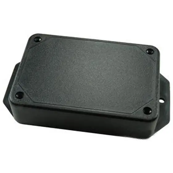 Cu-3243-Mb - Project Box 5X2.9X1in Plastic Black Flanged Base 1