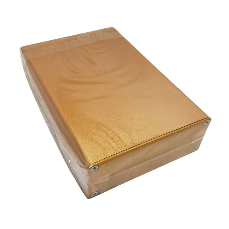 Ndch-2308 - Project Box 4.25X3x1in Metal Golden 1