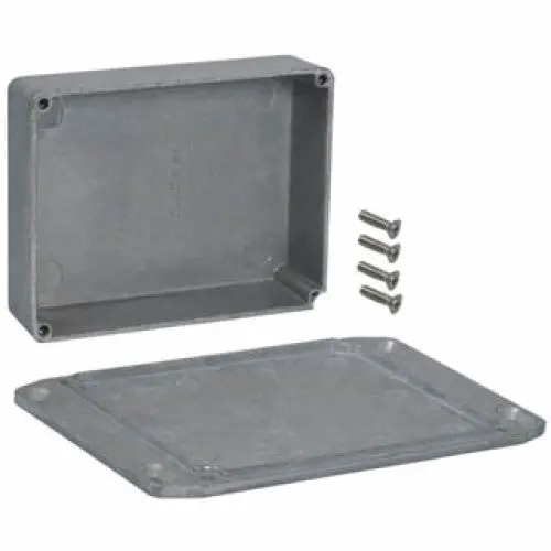1590Dfl - Project Box 7.4X4.7X2.1In Diecast Aluminum 1