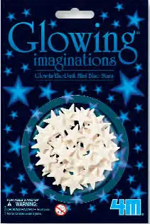00-05231 - Glow Mini Blue Stars 40 Pcs Of Mini Stars (40 Pcs/Pkg) 1