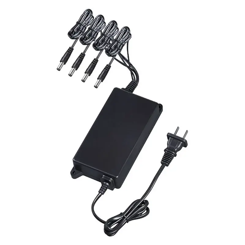 Euha+12120-070D - Psu Sw 12Vdc 0.7A 2.1Mm 4Spliter C+ For Security Cameras Desktop 1