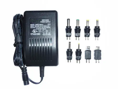 Mws2189uc1 - Psu Sw 3-7.5Vdc 2.1A 9-12Vdc 1.7A Ip:100-240Vac (8 Dc Plugs) 1