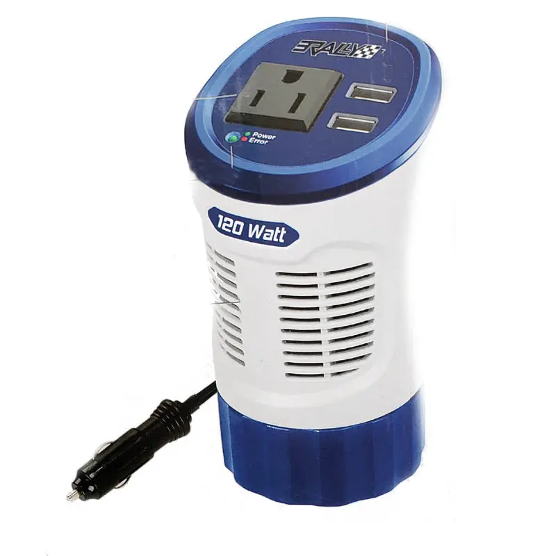 7636 - Inverter Dc/Ac 120W 12Vdc-115Vac Ac Outlet And Dual Usb Ports 1