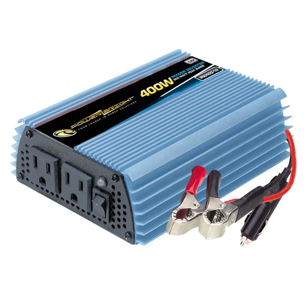 Pw400-12 - Inverter Dc/Ac 400Watts Dual Output Ip:12Vdc 800W Peak Surge 1