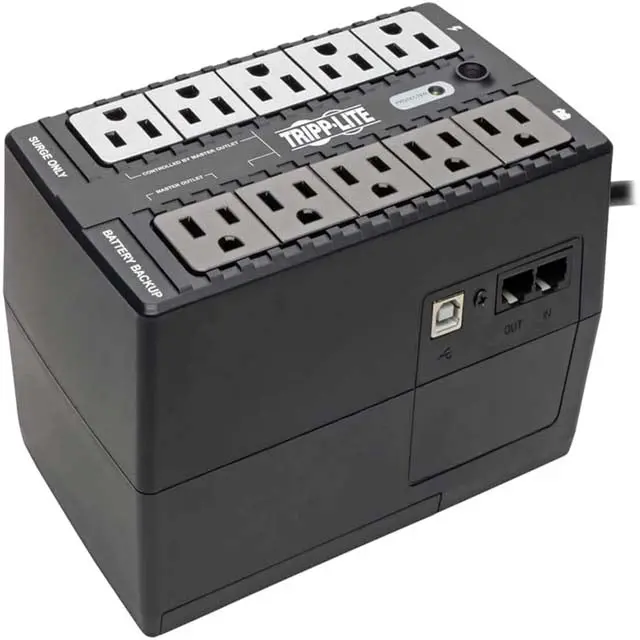Eco550ups - Ups 550Va 300W 10 Surge O/Lets 5Ft Cord Phone/Data Protection 1