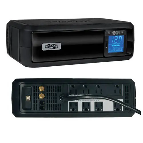 Smart1000lcd - Ups 1000Va 500W 8 Surge O/Let 6Ft Phone/Tv Protect 180M Backup 1