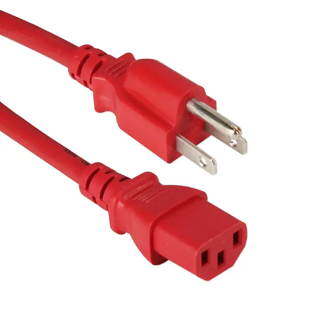 40355-10Red - Inst Cord 3/18 10Ft Rnd Red Sjt 1