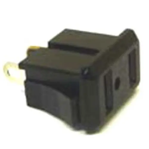 Sj-101 - Ac Socket 2Pos 15A 125V Snap Pla 1