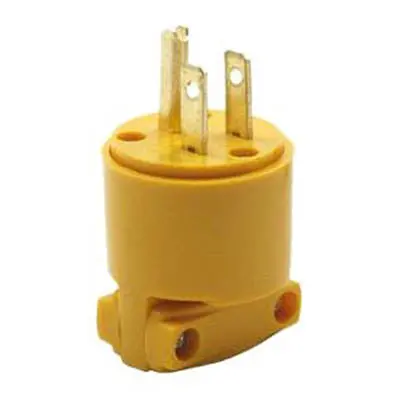 28255 - Ac Plug 3Pos 15A 125V Plast For 16/3 Extension Cord 1