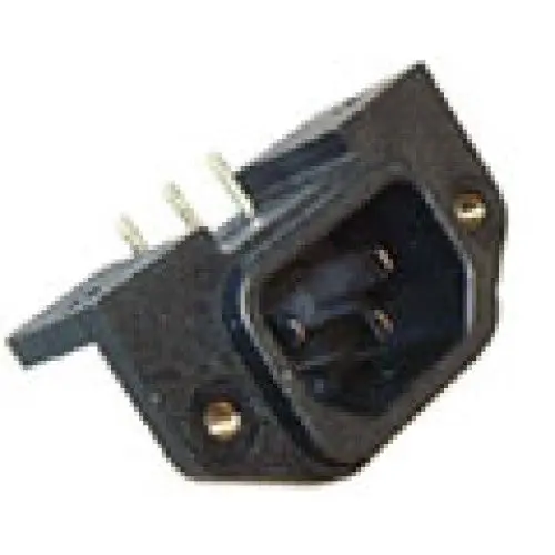 Sk-1019-Std - Ac Plug 3Pos 15A 250V Plas Blk 1