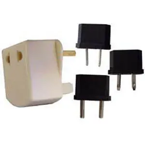 48-525 - Travel Adapter Plug 4Pcs Set N.America Europe Australia U.K (4 Pcs/Pkg) 1