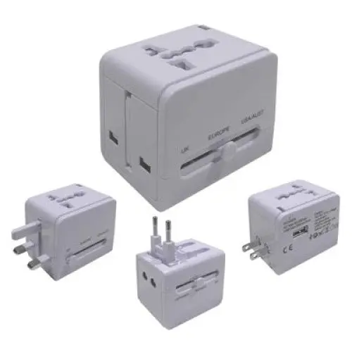 68-111-1 - Travel Adapter Universal W/Usb 3 In 1 Set 1