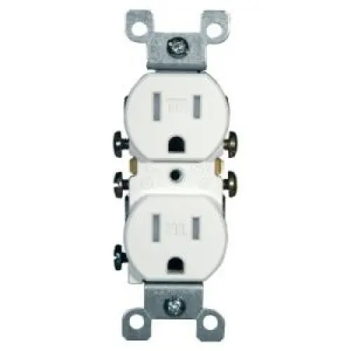 722-5321-W - Electrical Receptacle 2Pos 15A 125V Insert For Wallplate 1