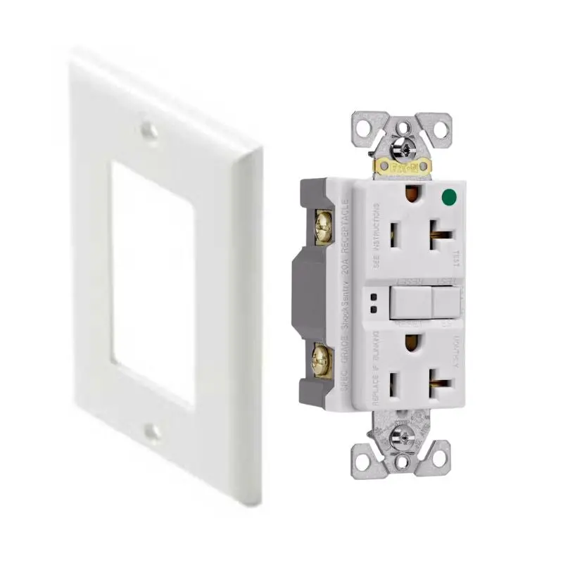 Sgfh20w - Electrical Receptacle 2Pos 20A Decora Gfci Wht Hospital Grade 1