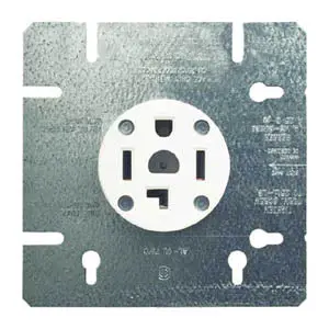 1167-2 - Electrical Receptacle 30A/250V Nema 14-30R Alum For Dryer 1