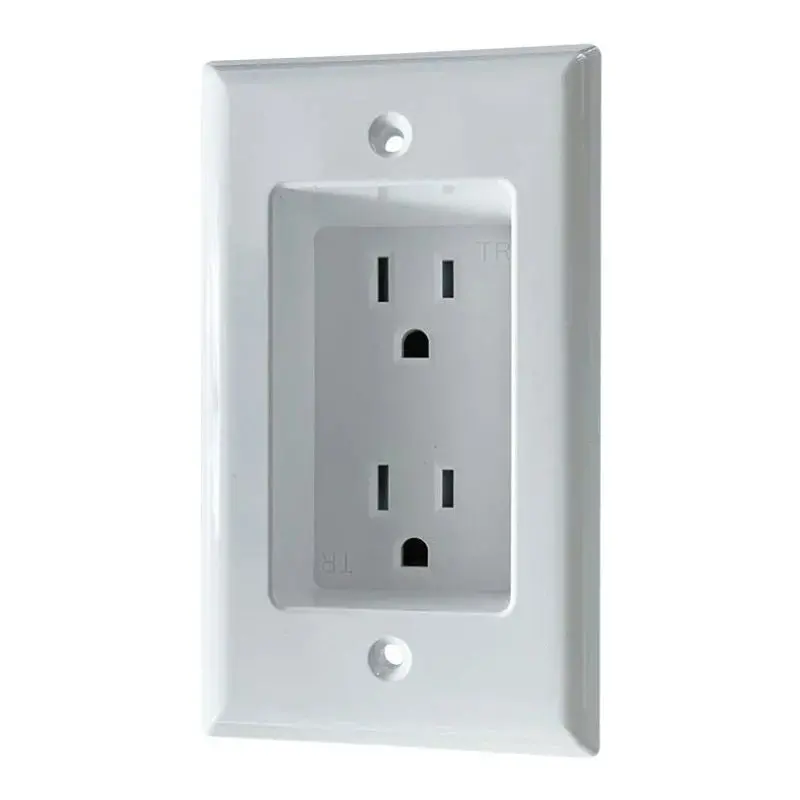 924362 - Electrical Receptacle Recessed Duplex 15A 125V 1