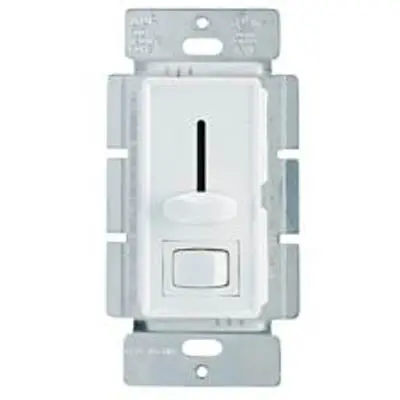 052-8291-4 - Dimmer Slide W/On-Off Switch 1- Way 120V 600W Decora Insert Wht (2 Pcs/Pkg) 1