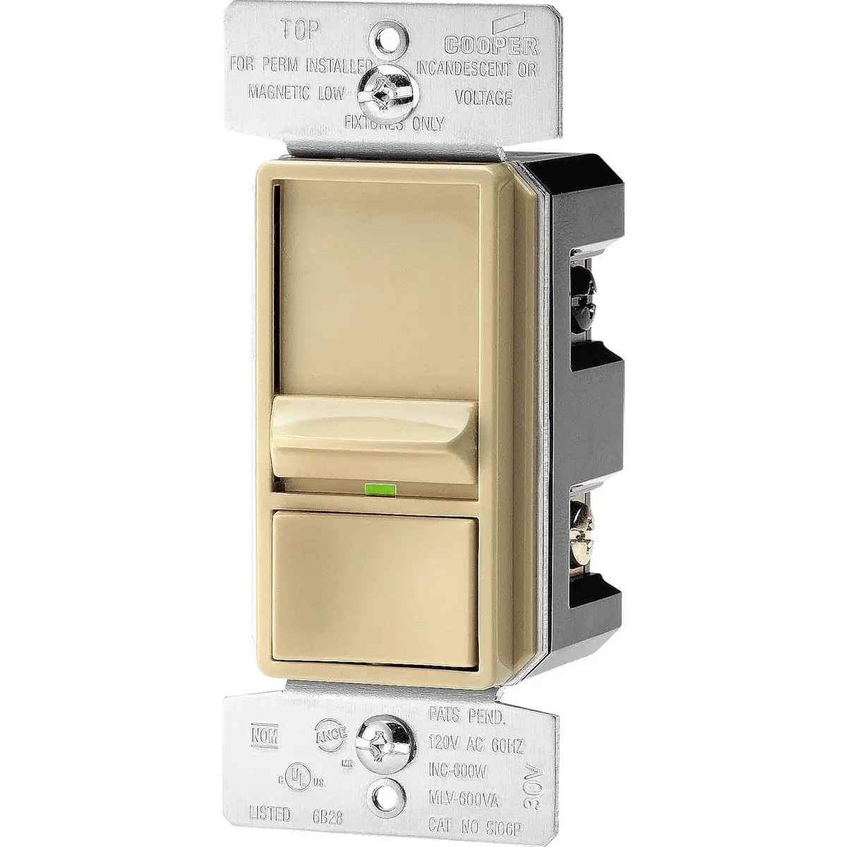 Si06p-V - Dimmer Slide With Preset Single Pole/3-Way 120V Ivory 1