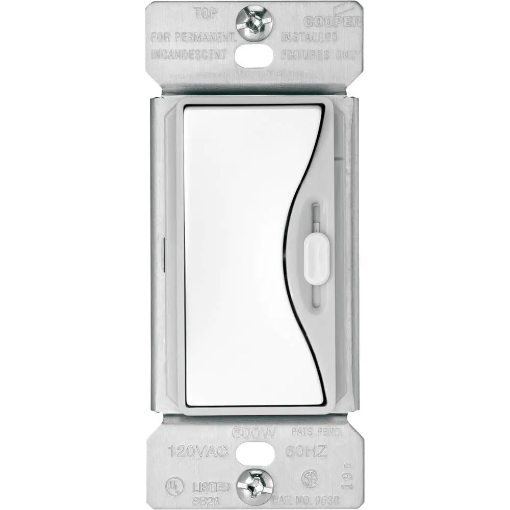 9530Ws-K - Dimmer Slide With Preset 3-Way 600W 120Vac 1