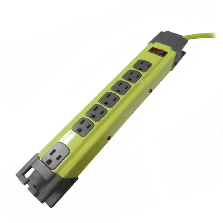 Exth6007y3 - Power Bar 7 O/Let 6Ft Cord 300J Surge Grn 1