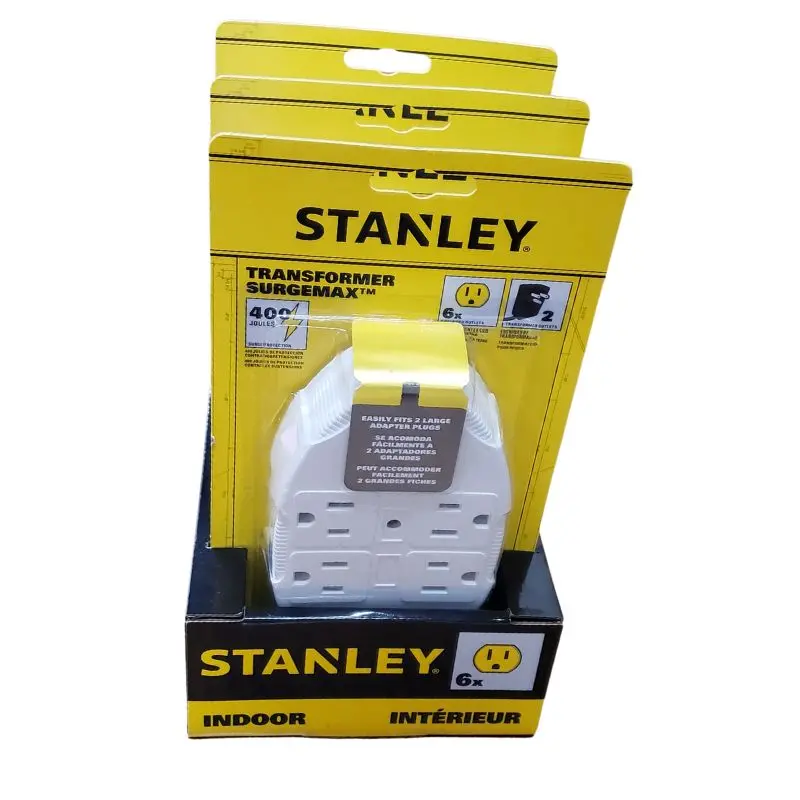 58119 - Wall Tap 6 O/Let 400J Surge Protected (3 Pcs/Pkg) 1