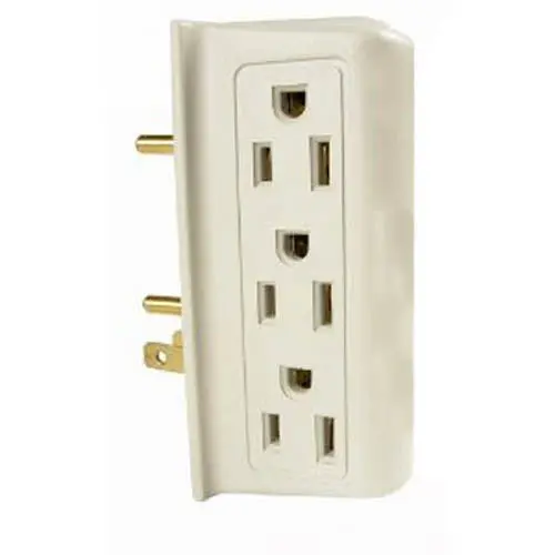 Mrul020 - Wall Tap 6 O/Let 15A 125V 1875W With Side Entry Outlets 1