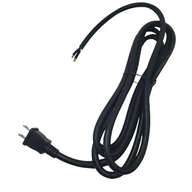 22-64-0473 - Line Cord 2/14 7Ft Rnd Black Open End Sj Plug 1-15P 1