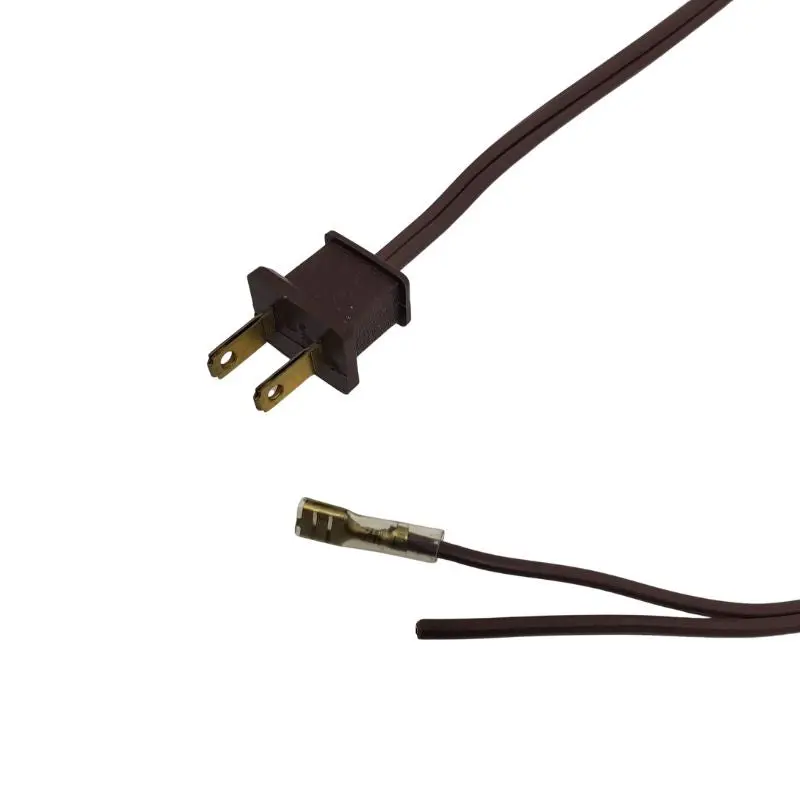 Pyah-1222 - Line Cord 2/18 7Ft Rnd Spt Brown Open End 1