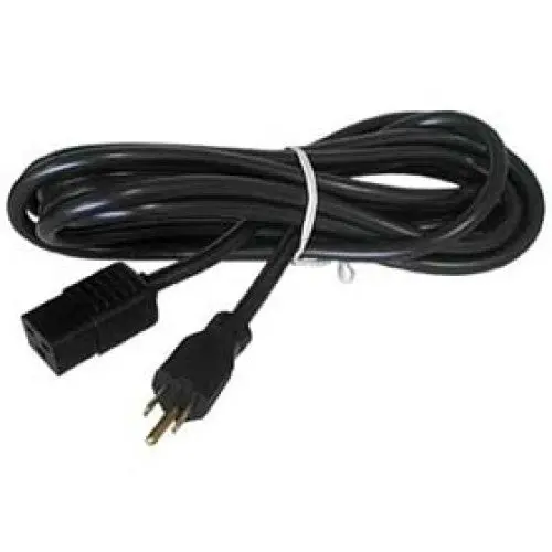 Cpc06-Sjt14 - Inst Cord 3/14 6Ft Rnd Blk Sjt Plug 5-15P To Female C13 1