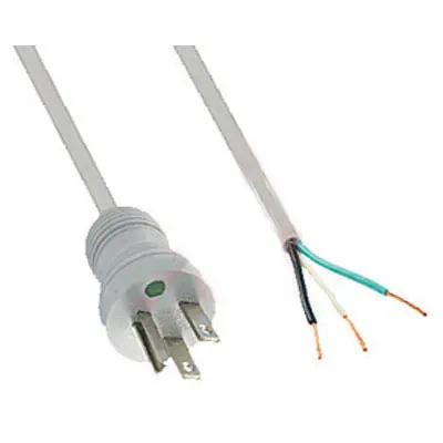 Ph010612 - Line Cord 3/16 12Ft Hospital Grade Rnd Sjt Gray Plug 5-15P 1