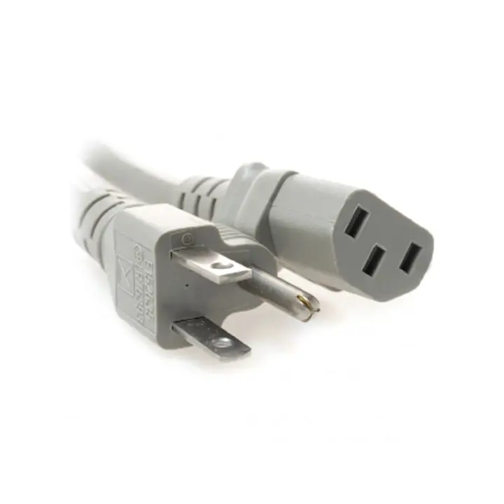 Pyeg-1357D - Inst Cord 3/18 6Ft Rnd Grey Svt 75C 300V 1
