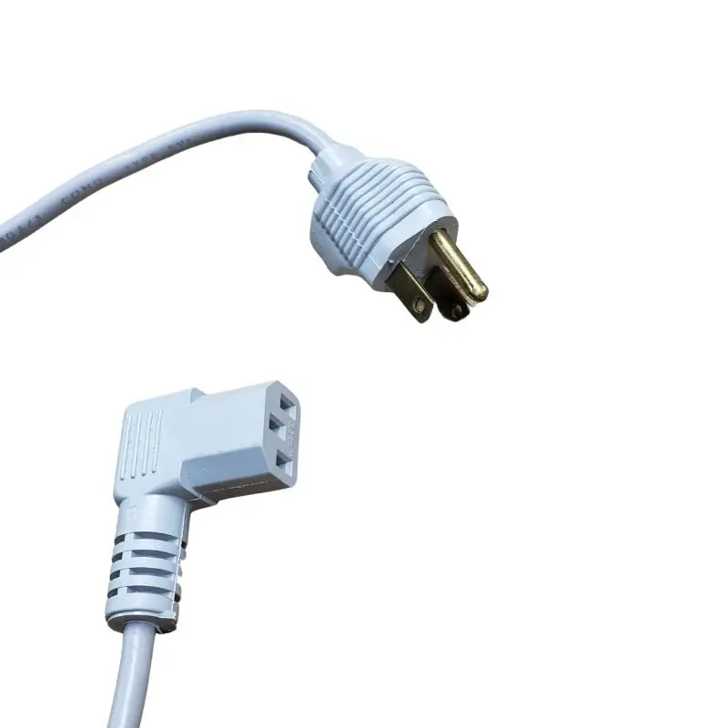 Pyeh-1307 - Inst Cord 3/18 6Ft Rnd Ra Rectap Gry Svt Plug 5-15P To Female C13 1