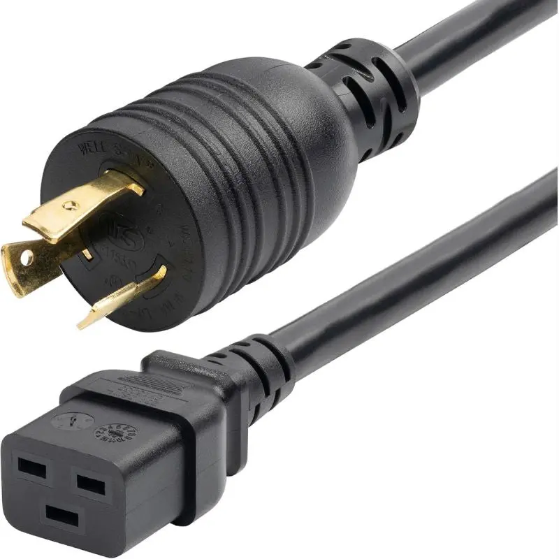 Po-W120-8-12 - Inst Cord Locking 3/12 8Ft Black L6-20P To C19 Fem Sjt 1