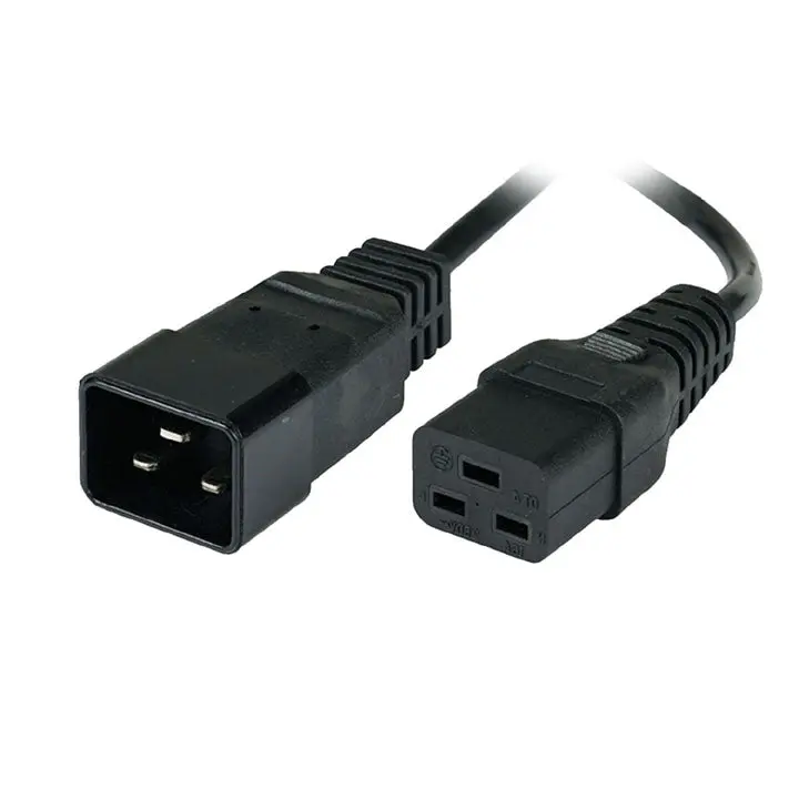 Pykr-4871 - Server Cord 3/12 25Ft Rnd Blk Sjt C19 To C20 Ft2 105C 20A/250V 1