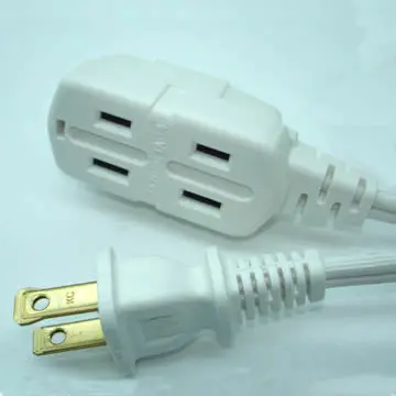 140032 - Extension Cord 2/16 12Ft Wht 3 Outlet Spt-2 13A 125V 1625W 1