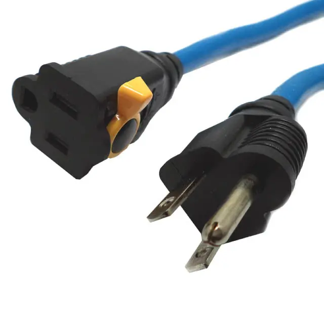 58252601 - Extension Cord 3/14 100Ft Blue Locking Plug Sjtw 15Amps 1