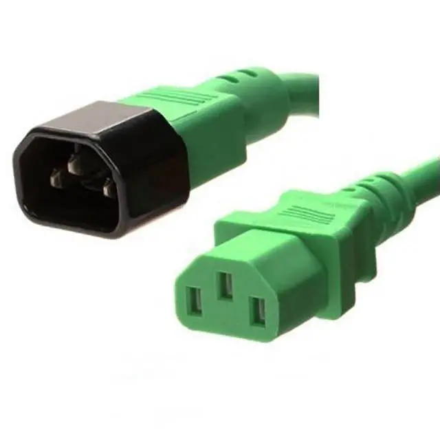 Ac2-2M-Grn - Jumper Cord 3/14 6.5Ft Rnd Green Sjt 15A/250V 1