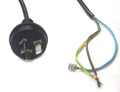 Pyqe-1161 - Line Cord 3/18 7Ft Australian Pl 10A@250V Plug 10-20P 1
