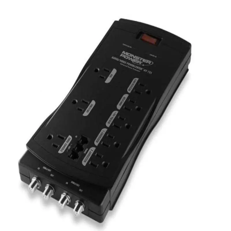 121800-00 - Power Bar 8 O/Let 6Ft Cord 2160 Joules 3 Speaced Out O/Let 1