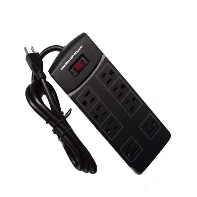121821-00 - Power Bar 8 O/Let 4Ft Cord 1080 Joules 1