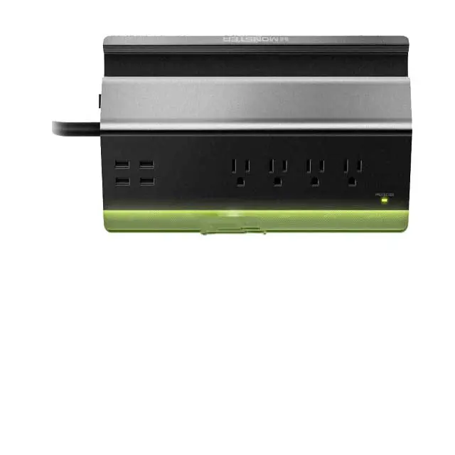 123089-00 - Power Bar 4 O/Let 6Ft Cord 4 Usb Rapid Charge 1080 Joules 1