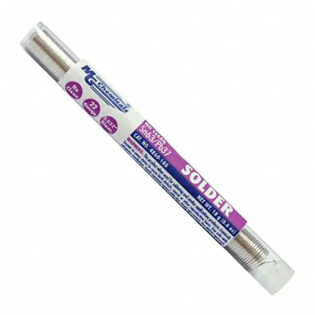 4860-18G - Solder Wire 63/37 No Clean 18G 0.032In(22Awg) Rosin Flux 2.2% 1