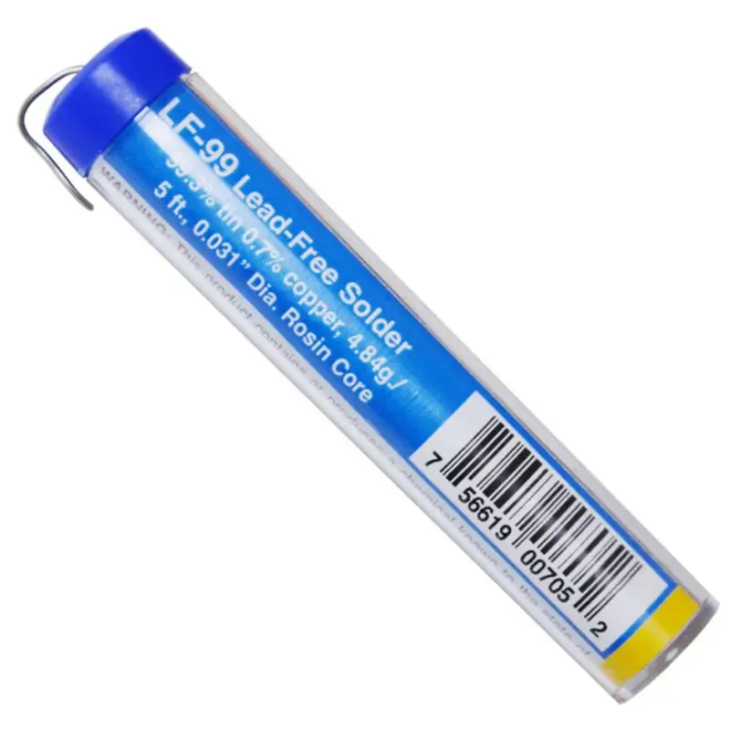 Lf-99 - Solder Wire Lead Free 4.84Gr 5Ft 0.03 Rosin Core Sn99.3% Cu0.7% 1