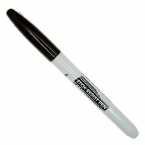 22-220 - Etch Resist Ink Pen 1/32Inch Black Felt Point 1/32' Wide 1