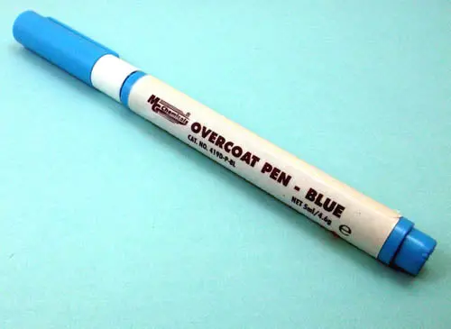 419D-P-Bl - Overcoat Pen Blue 5Ml 1